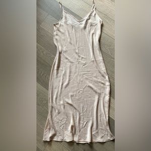 Banana Republic blush slip dress